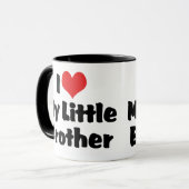 Ik hou van mijn kleine broer mok (Voorkant links)
