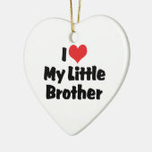 Ik hou van mijn kleine broer Ornament (Links)
