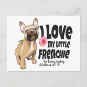 Ik hou van mijn kleine Frenchie - Franse bulldog Briefkaart (Voorkant)