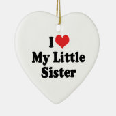 Ik hou van mijn kleine zusje Ornament (Rechts)