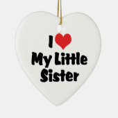 Ik hou van mijn kleine zusje Ornament (Rechts)