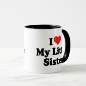 Ik hou van mijn kleine zuster mok (Voorkant rechts)
