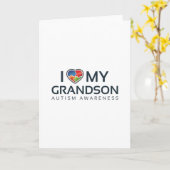 Ik hou van mijn kleinzoon kaart (Gele Bloem)