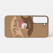 Ik hou van mijn koffie Retro Java Samsung Galaxy Hoesje (Achterkant horizontaal)