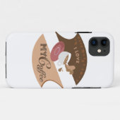 Ik hou van mijn koffieretro Java Case-Mate iPhone Case (Achterkant (horizontaal))