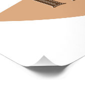 Ik hou van mijn koffieretro Java Perfect Poster (Hoek)