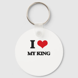 Ik hou van mijn koning sleutelhanger
