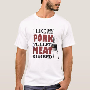 Ik Hou Van Mijn Kont Gerubbelde Varkensvlees Getro T-shirt