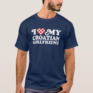 Ik hou van mijn Kroatische Vriendin T-shirt