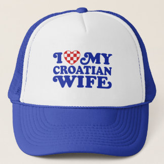 Ik hou van mijn Kroatische vrouw Trucker Pet