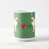 Ik hou van mijn Kuvasz Koffiemok (Center)