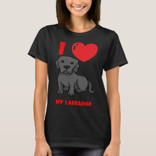 Ik hou van mijn labrador 3 t-shirt