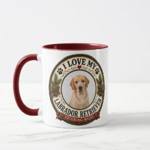 Ik hou van mijn Labrador Retriever Persoonlijke Hu Mok