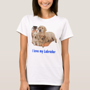 Ik hou van Mijn Labrador T-shirt