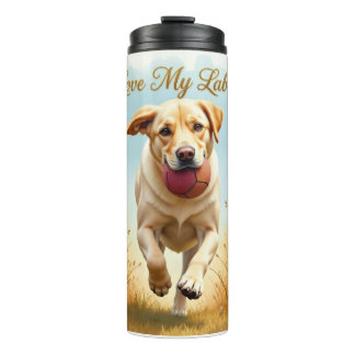 Ik hou van mijn Labrador thermobeker Thermosbeker