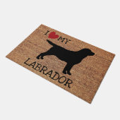 Ik hou van mijn labrador - Welkom Doormat - Labrad Deurmat (Schuin)