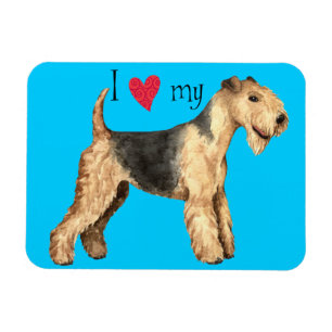 Ik hou van mijn Lakeland Terrier Magneet