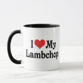 Ik hou van mijn Lambchop Mok (Links)