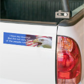 Ik hou van mijn land bumper sticker (Op Truck)