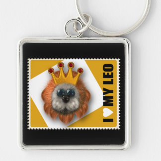 Ik hou van mijn Leo Sleutelhanger