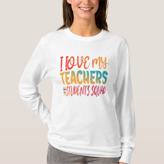 IK HOU VAN MIJN LEREN. T-SHIRT
