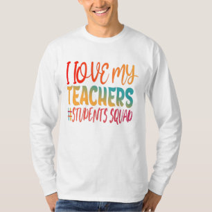 IK HOU VAN MIJN LEREN. T-SHIRT
