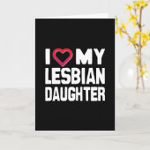 Ik hou van mijn lesbische dochter kaart (Gele Bloem)