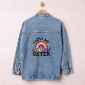 Ik hou van mijn lesbische zus denim jacket (Hangar)