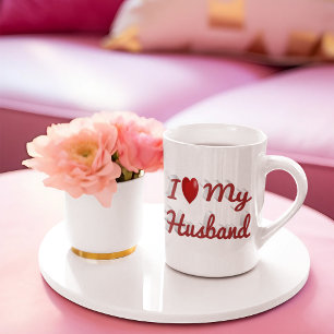 Ik hou van mijn leuke rode tekst extra grote beker