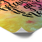 Ik hou van mijn leven omdat het me jouw Poster gaf (Hoek)