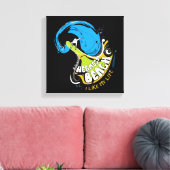 "Ik hou van mijn leven" origineel Canvas (Insitu (Woonkamer))