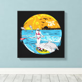 "Ik hou van MIJN leven" Paddle Board CANVAS (Insitu (Houten vloer))
