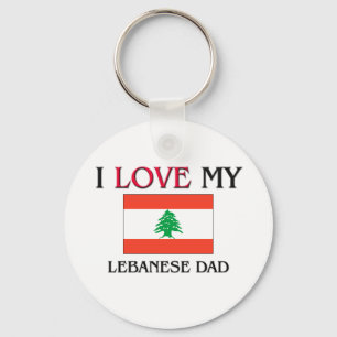Ik hou van mijn Libanese vader Sleutelhanger