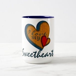 Ik hou van mijn liefje hart mokken