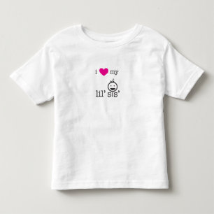 Ik hou van mijn Lil' Sis' Kinder Shirts