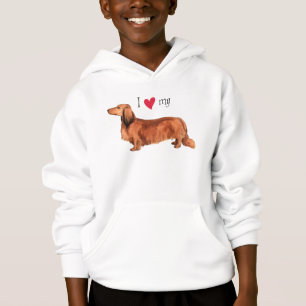 Ik hou van mijn Longhaire Dachshund