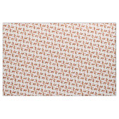 Ik hou van mijn Longhaire Dachshund Stof (Yard (91,4 cm))