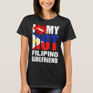 Ik hou van mijn luie Filipino Vriendin Crystal Hea T-shirt