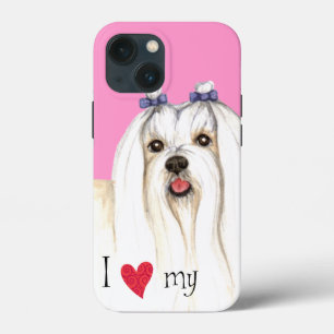 Ik hou van mijn Maltees iPhone 13 Mini Hoesje