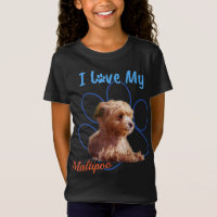 Ik hou van mijn Maltipoo Best Hondenliefhebber Paw