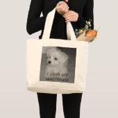 Ik hou van mijn Maltipoo! canvas tas (Voorkant (product))