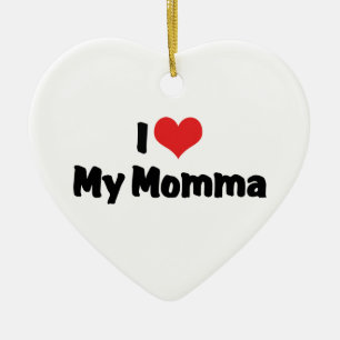 Ik hou van mijn mama-sieraad keramisch ornament