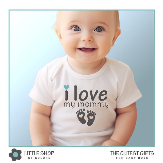 Ik hou van mijn mammie aanpasbaar romper