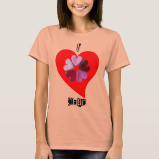 Ik hou van mijn Man klantgerichte T-shirt