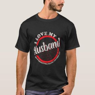 Ik hou van mijn man, maar soms wil ik het uitlijne t-shirt