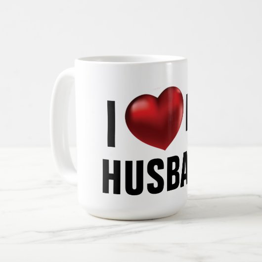 Ik hou van mijn man mok Valentijnsdag cadeauidee (Voorkant links)
