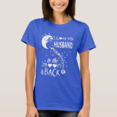 Ik hou van mijn man naar de maan en terug t-shirt (Voorkant)