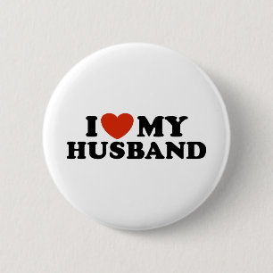 Ik hou van mijn man ronde button 5,7 cm
