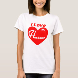 Ik hou van mijn man t-shirt