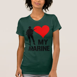 Ik hou van mijn marinier t-shirt